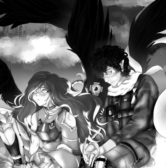 Novel illustrations and writing